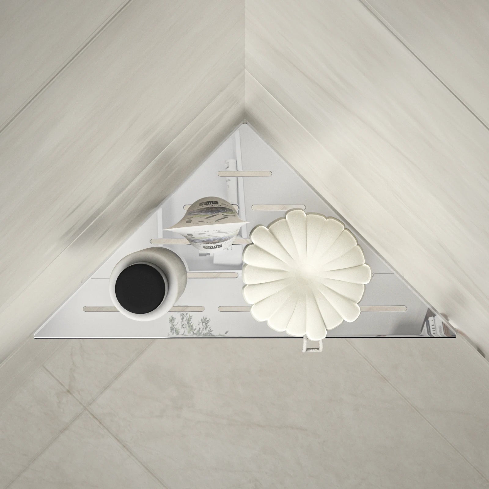 Stainless Steel Corner Shower Shelf