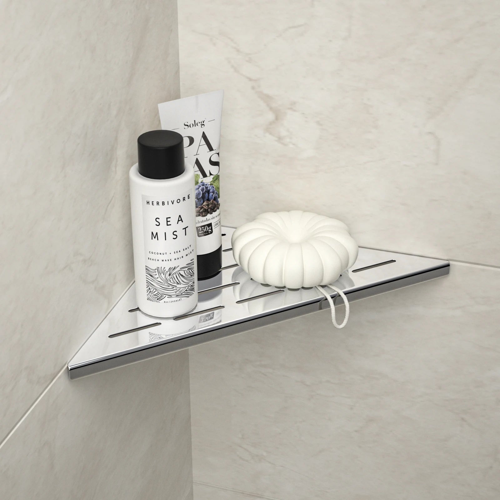 Stainless Steel Corner Shower Shelf