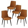 Modern Leather Dining Chair Set