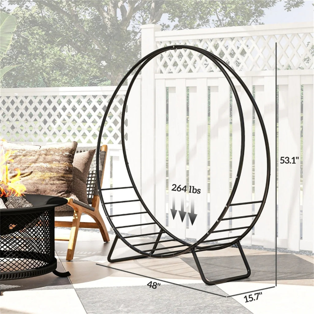 Heavy-Duty Firewood Rack