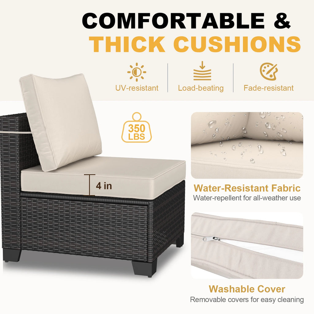 Modern Outdoor Patio Sofa Set