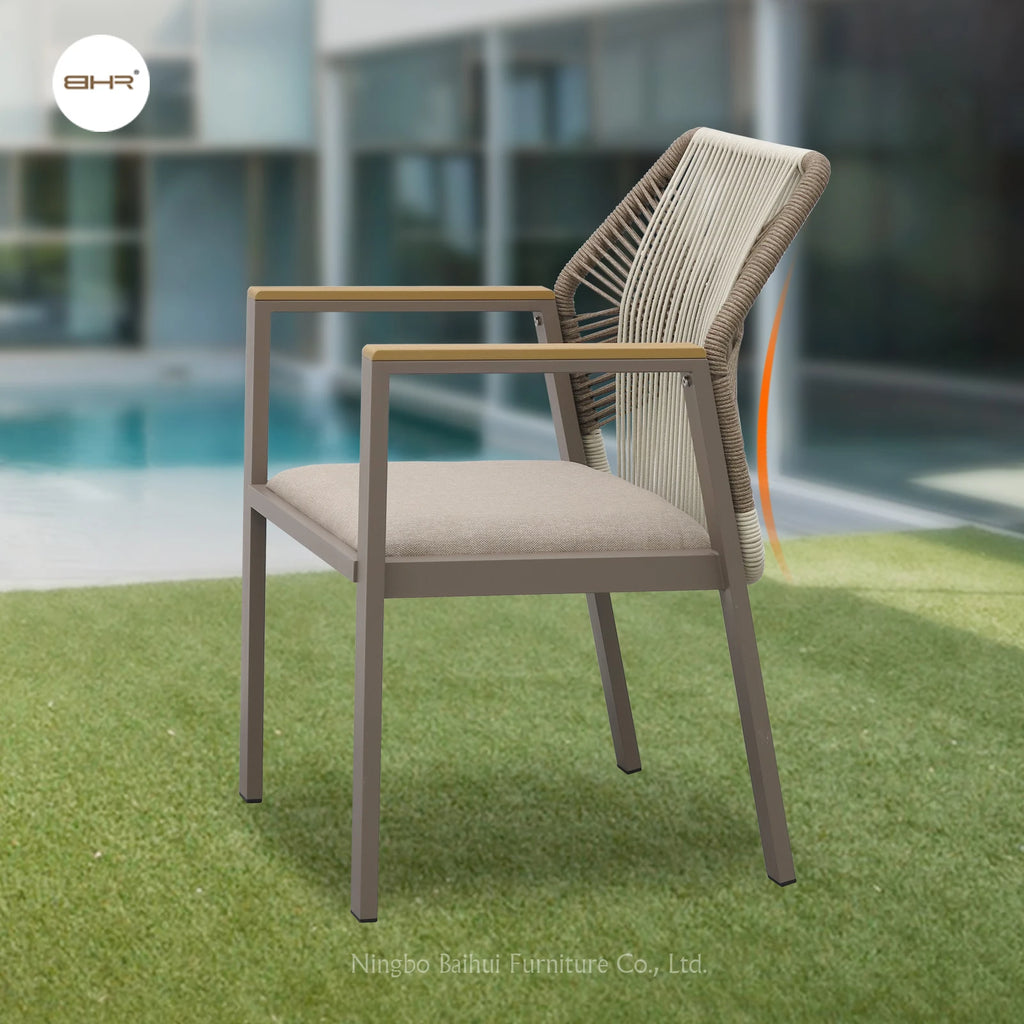 Contemporary Rope Outdoor Dining Chair