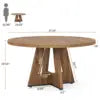 Round Pedestal Dining Table