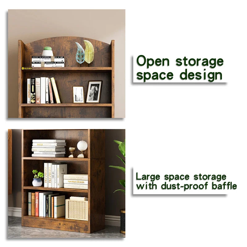 YQ FOREVER Living Room Furniture Display Cheap Modern Wooden Bookshelf Furniture for Book Storage
