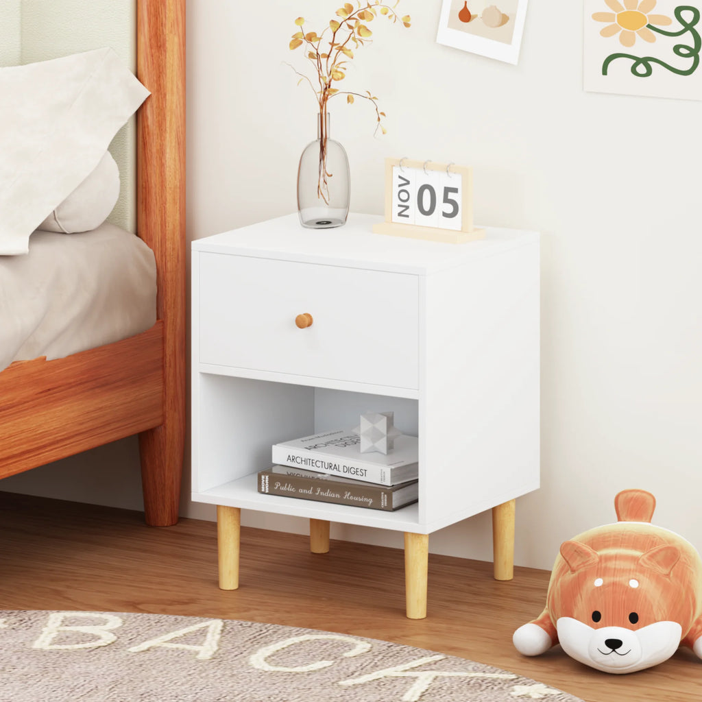 Refined Wood Nightstand