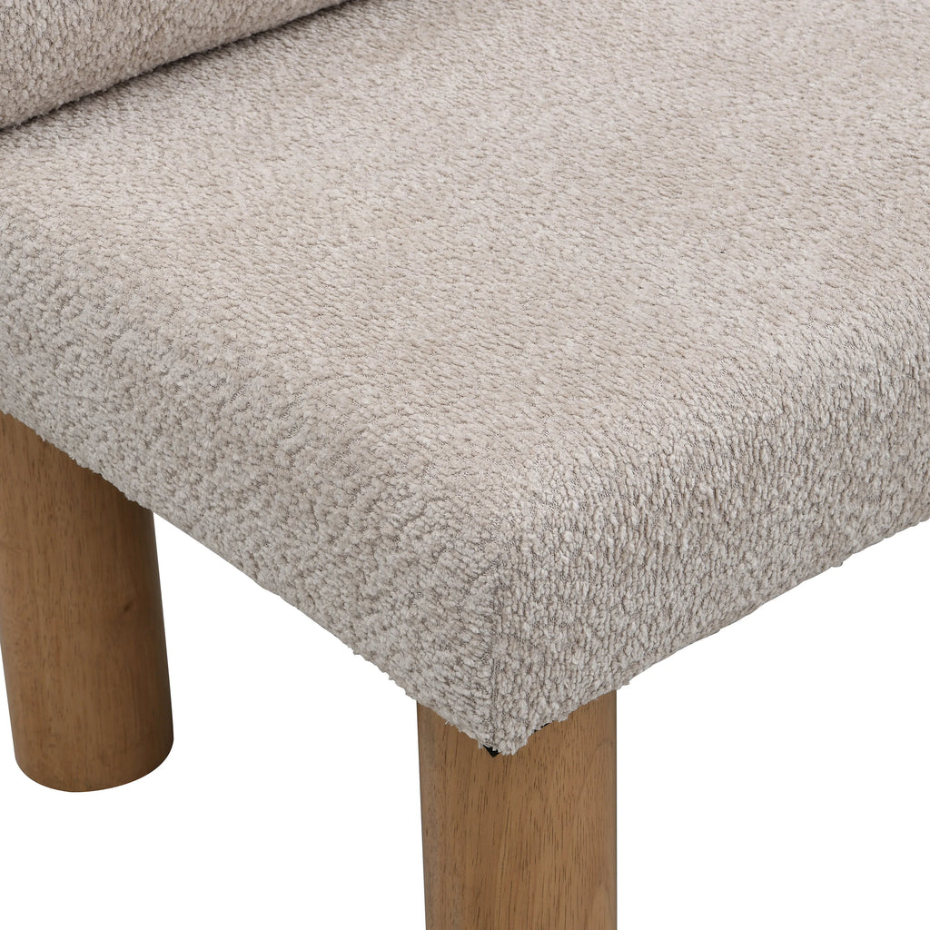 Modern Electric End Bed Entryway Bench Ottoman Dining Room Bedroom Living Room Rubber Wood Legs 300 LBS Support Home Furniture