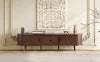 Mid-Century Tambour TV Stand