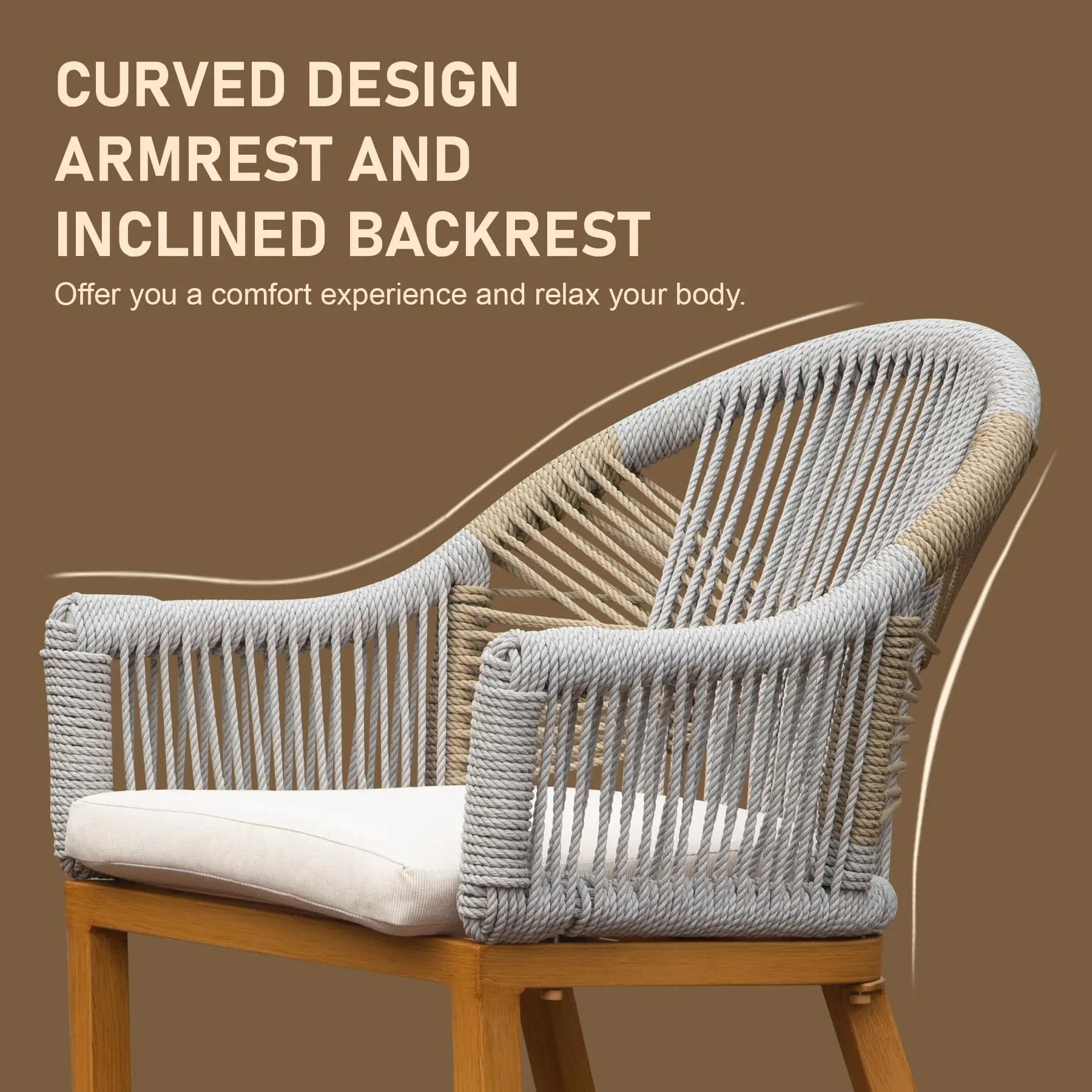 Modern Bistro Dining Chairs (Set of 2)
