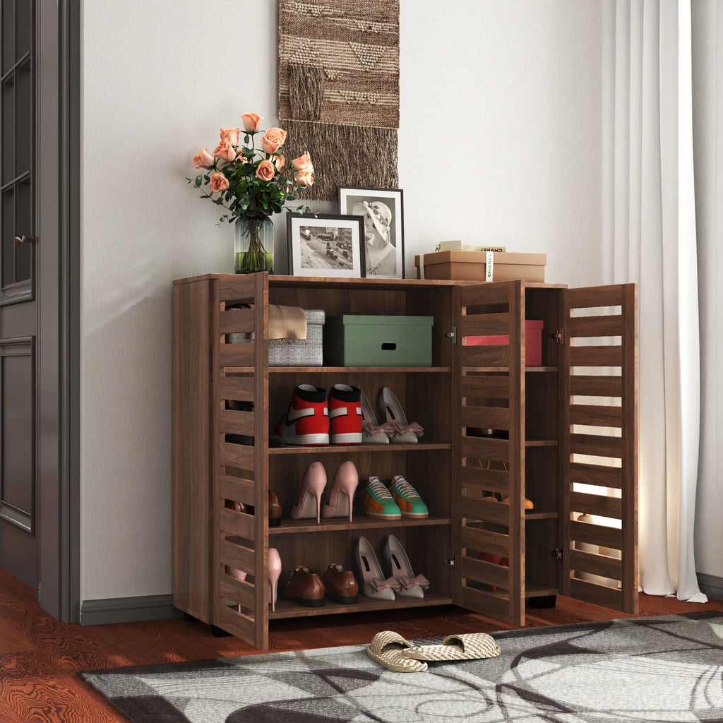 Refined 5-Tier Shoe Cabinet