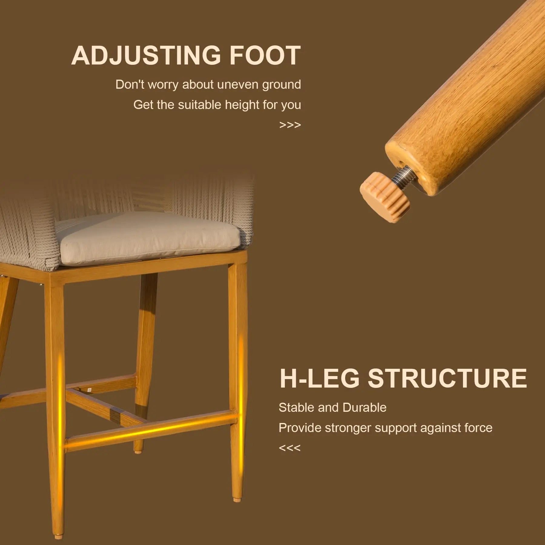 Modern Bistro Dining Chairs (Set of 2)