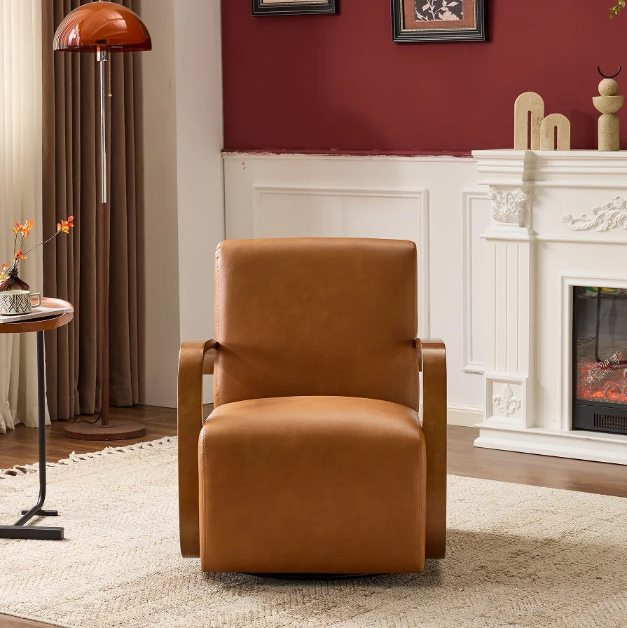 Modern Velvet Armless Accent Living Room Chair / Leisure Chair Home Office Bedroom Use Waterproof Eco-Friendly Upholstered