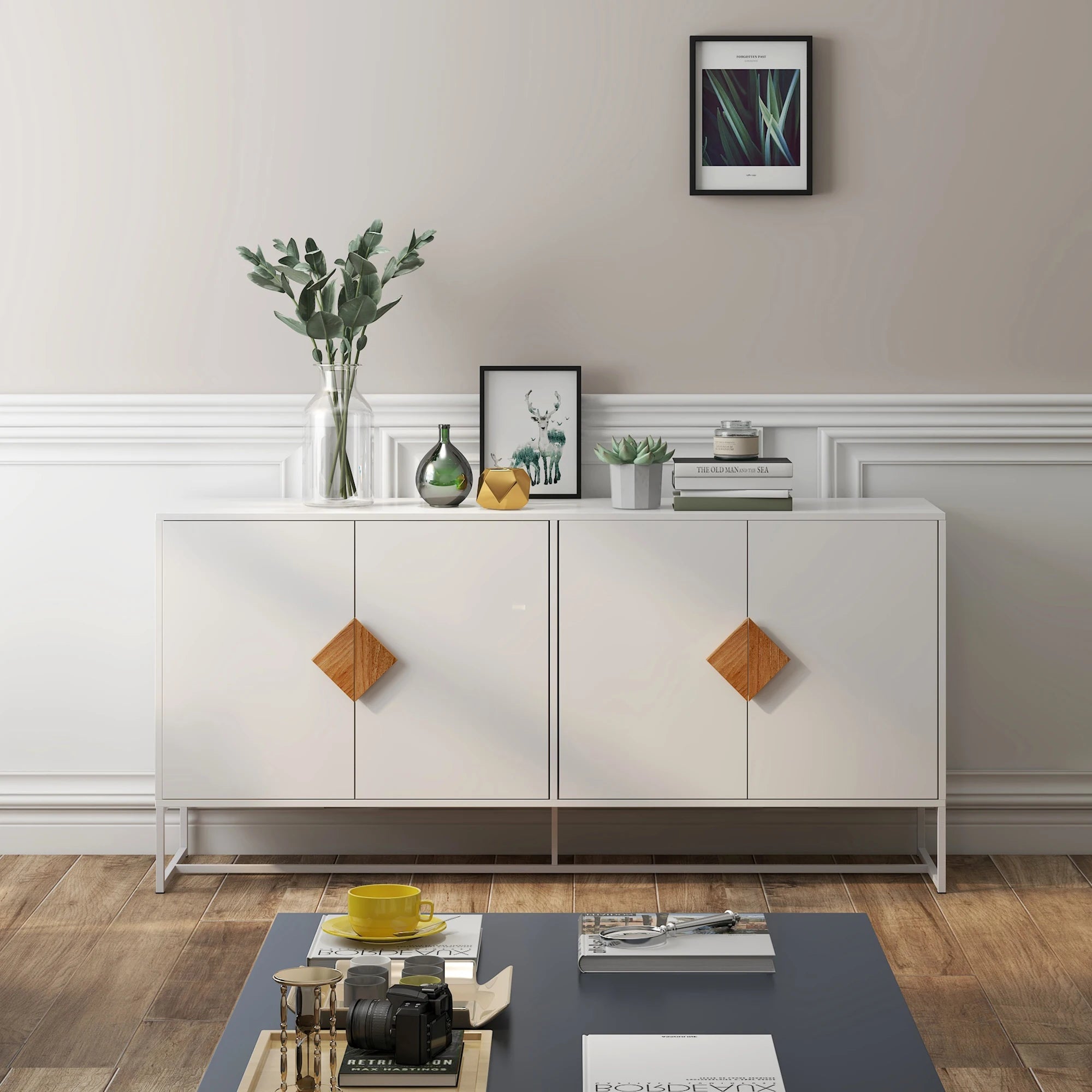 Modern Solid Wood Sideboard