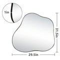 Asymmetrical Decorative Mirror