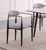 2025 Hot Sales Dining Sintered Stone Table and Chairs Fabric Upholstered Stylish Furniture