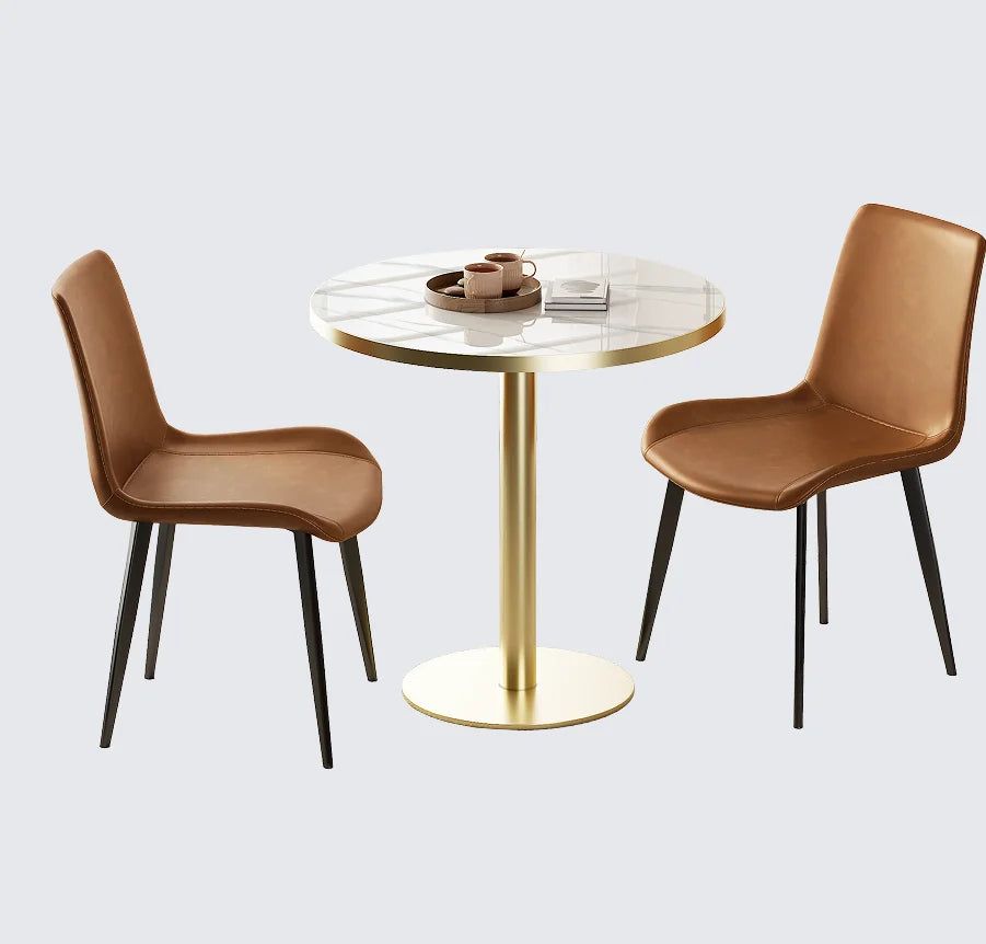 Modern Leather Dining Chair Set
