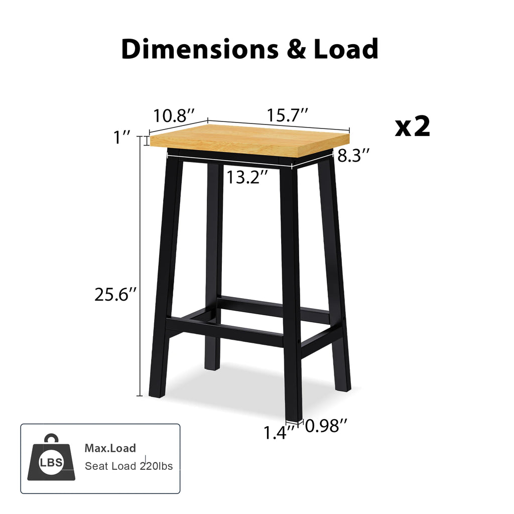 Farmhouse Solid Wood Bar Table