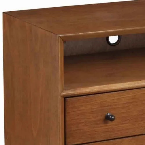Modern 2 Drawer Wood Storage Cabinet