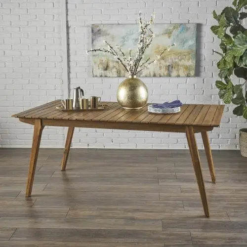 Solid Wood Outdoor Dining Table