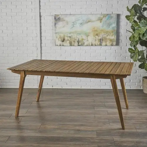 Solid Wood Outdoor Dining Table