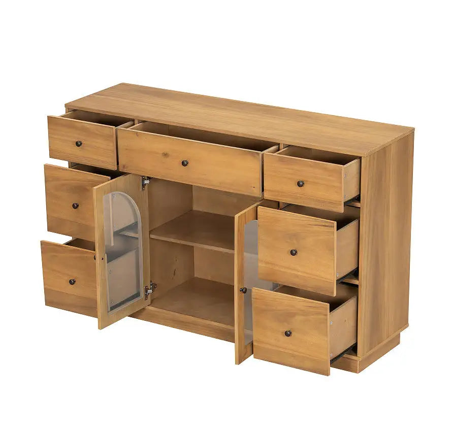 Modern Solid Wood Storage Cabinet