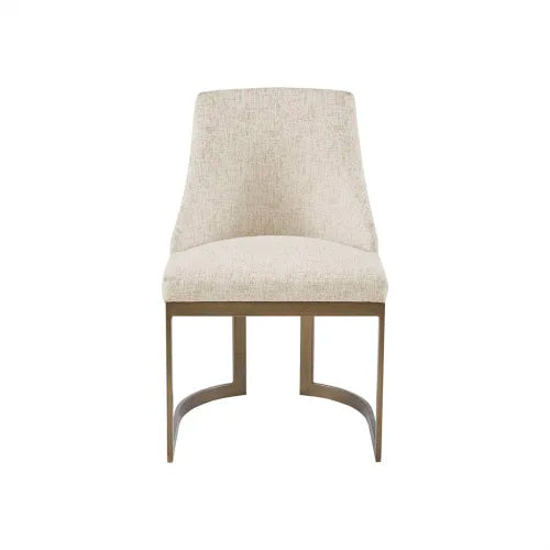Antique Gold Upholstered Dining Chairs