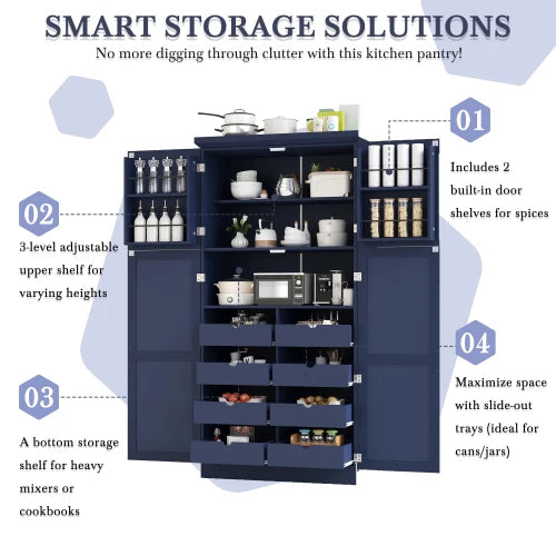 Modern Tall Pantry Cabinet
