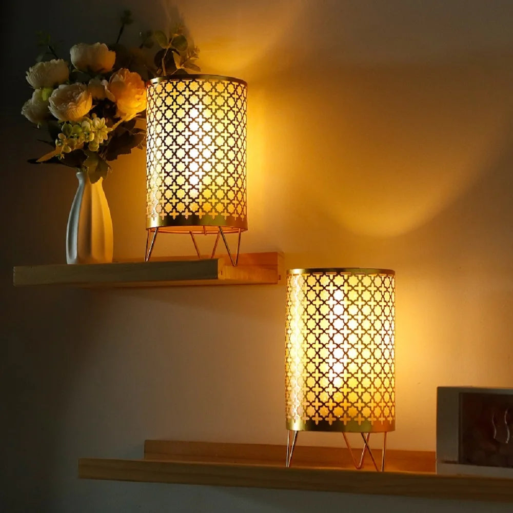 Modern Gold Cordless Table Lamps