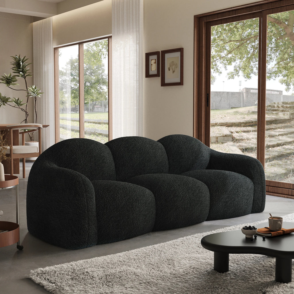 ATUNUS America Drop Shipping Modern 3 Seats Cloud Sofa for Living Room Furniture Blue Vacuum Compressed Sofa Couch Set Hot Sale