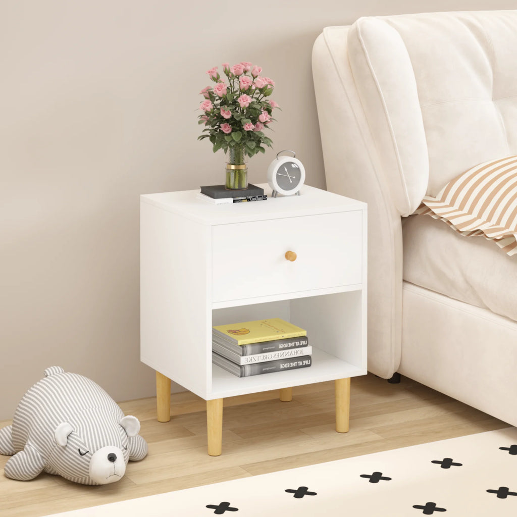 Refined Wood Nightstand