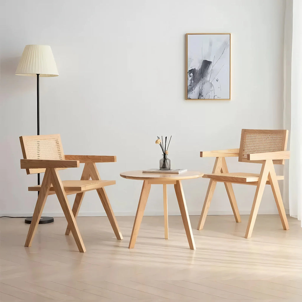 Mid-Century Rattan Outdoor Chair