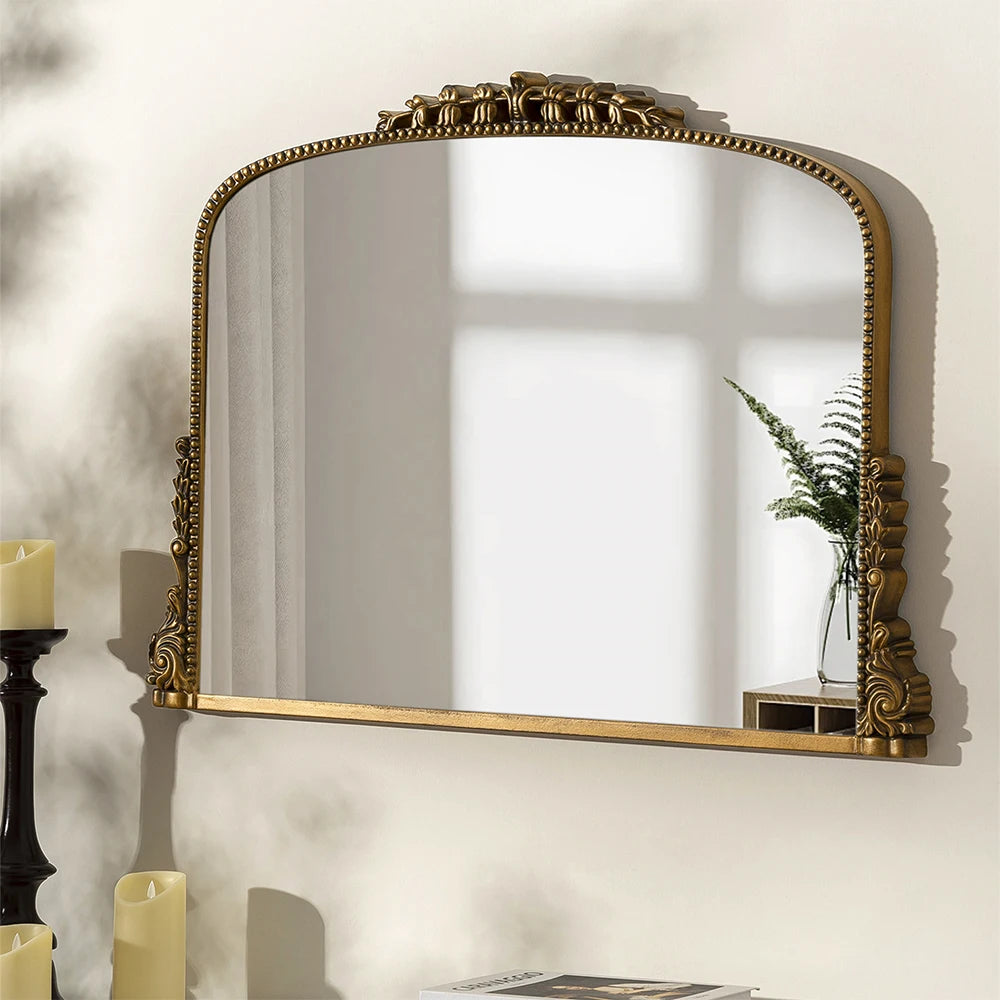 Vintage Arched Wall Mirror