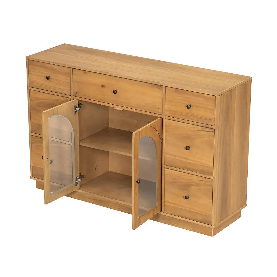 Modern Solid Wood Storage Cabinet