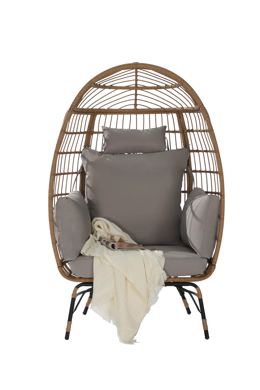 Modern Rattan Outdoor Egg Chair