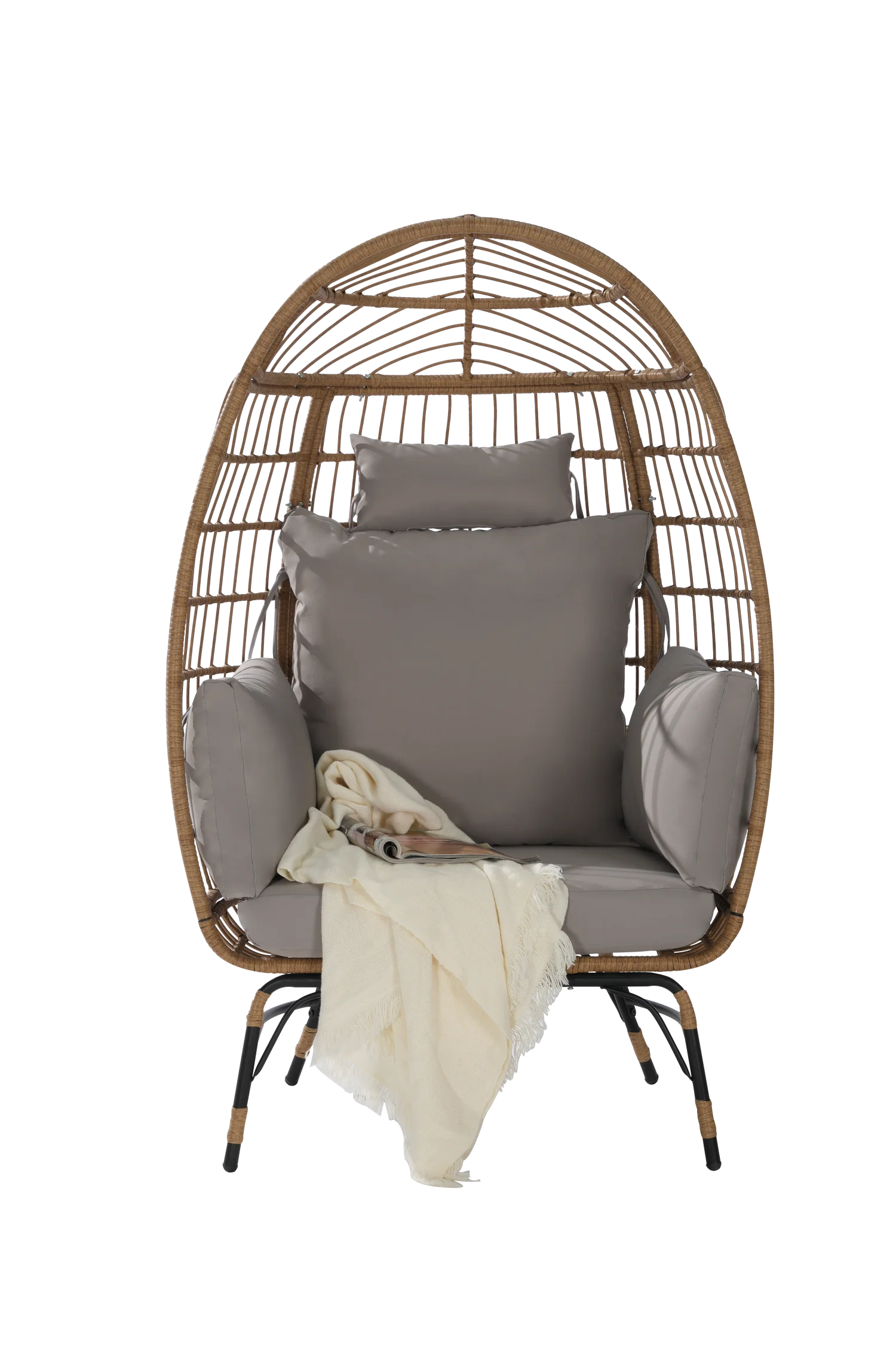 Modern Rattan Outdoor Egg Chair