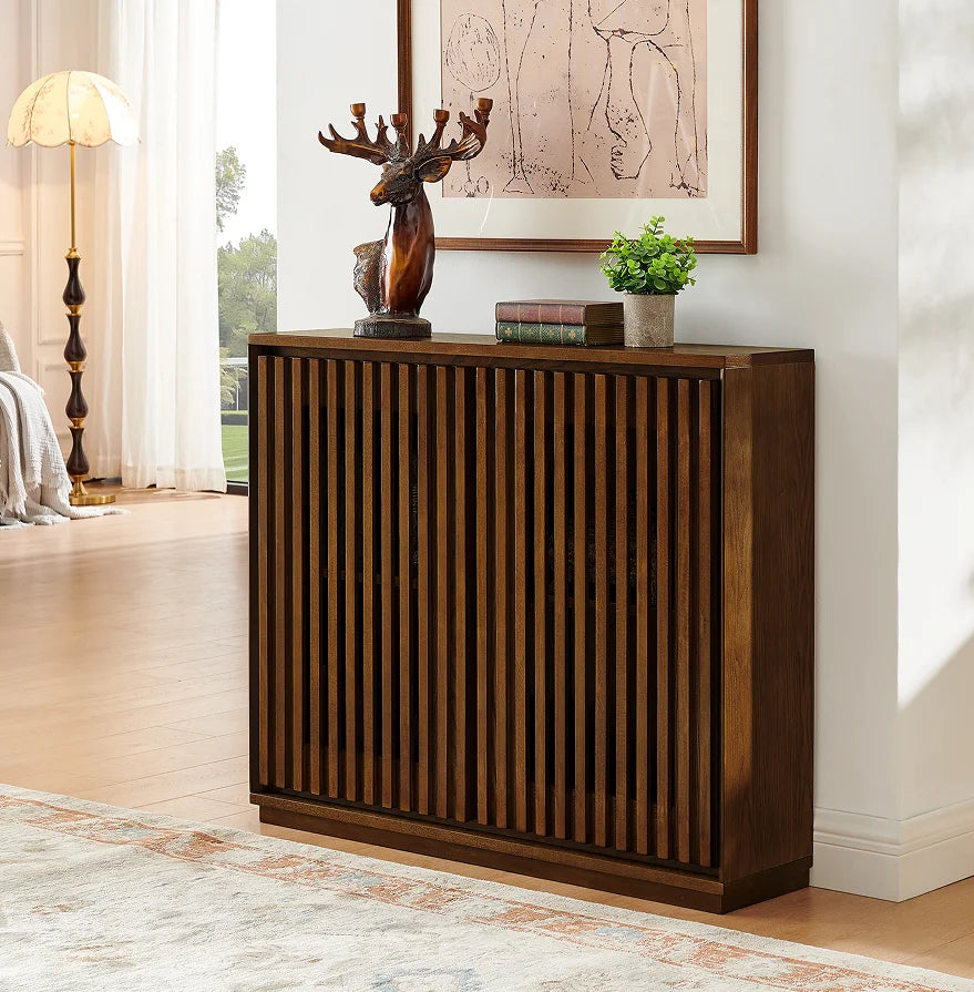 Mid-Century Modern Fluted Sideboard