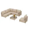 Modern Outdoor Sectional Sofa Set