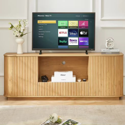 Modern Fluted TV Stand