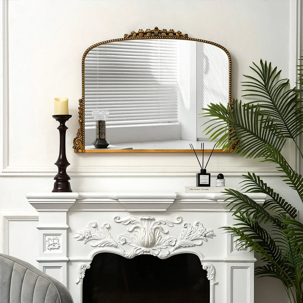 Vintage Arched Wall Mirror