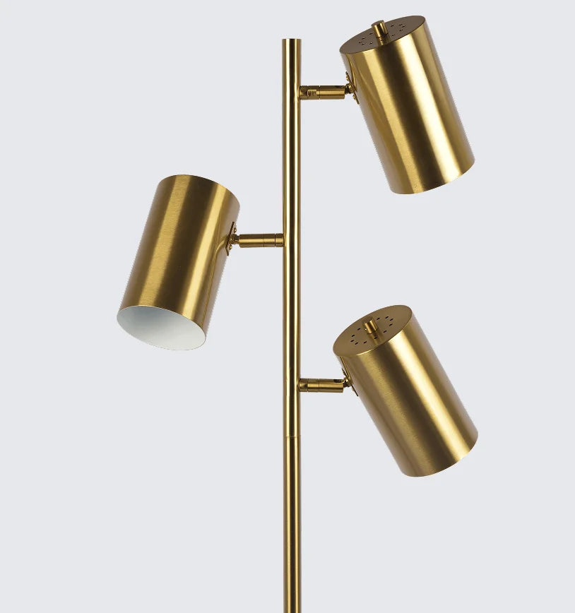 Modern Adjustable Gold Floor Lamp