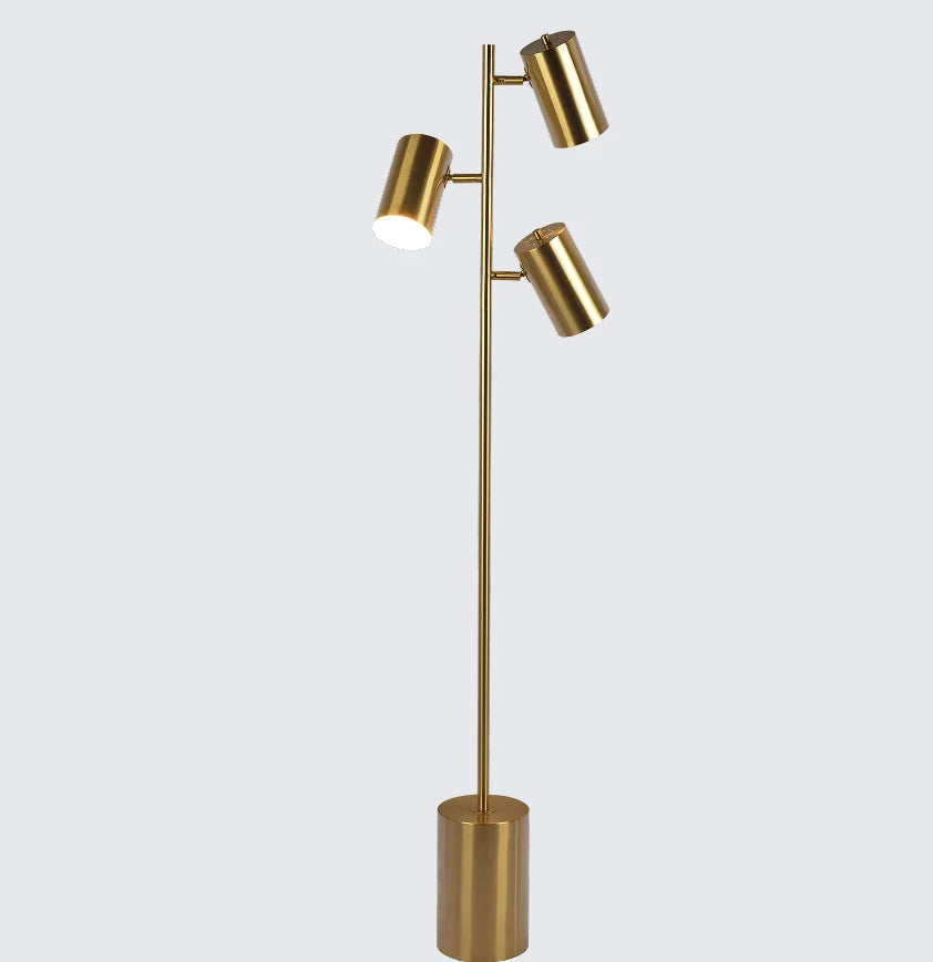 Modern Adjustable Gold Floor Lamp
