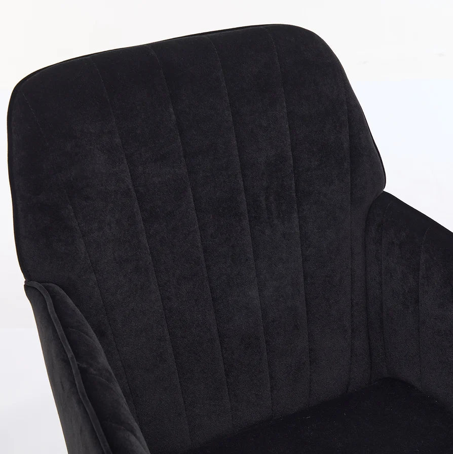 Adjustable Modern Fabric Office Chair Ergonomic Swivel Chair with Metal Base Eco-Friendly Design for Home Bedroom Use
