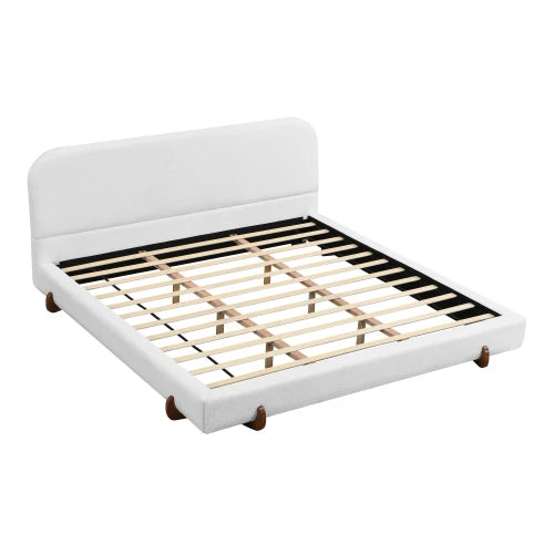 Wholesale Modern Adjustable Upholstered Storage Bed Queen Size Eco-Friendly Fabric Frame for Apartment Bedroom