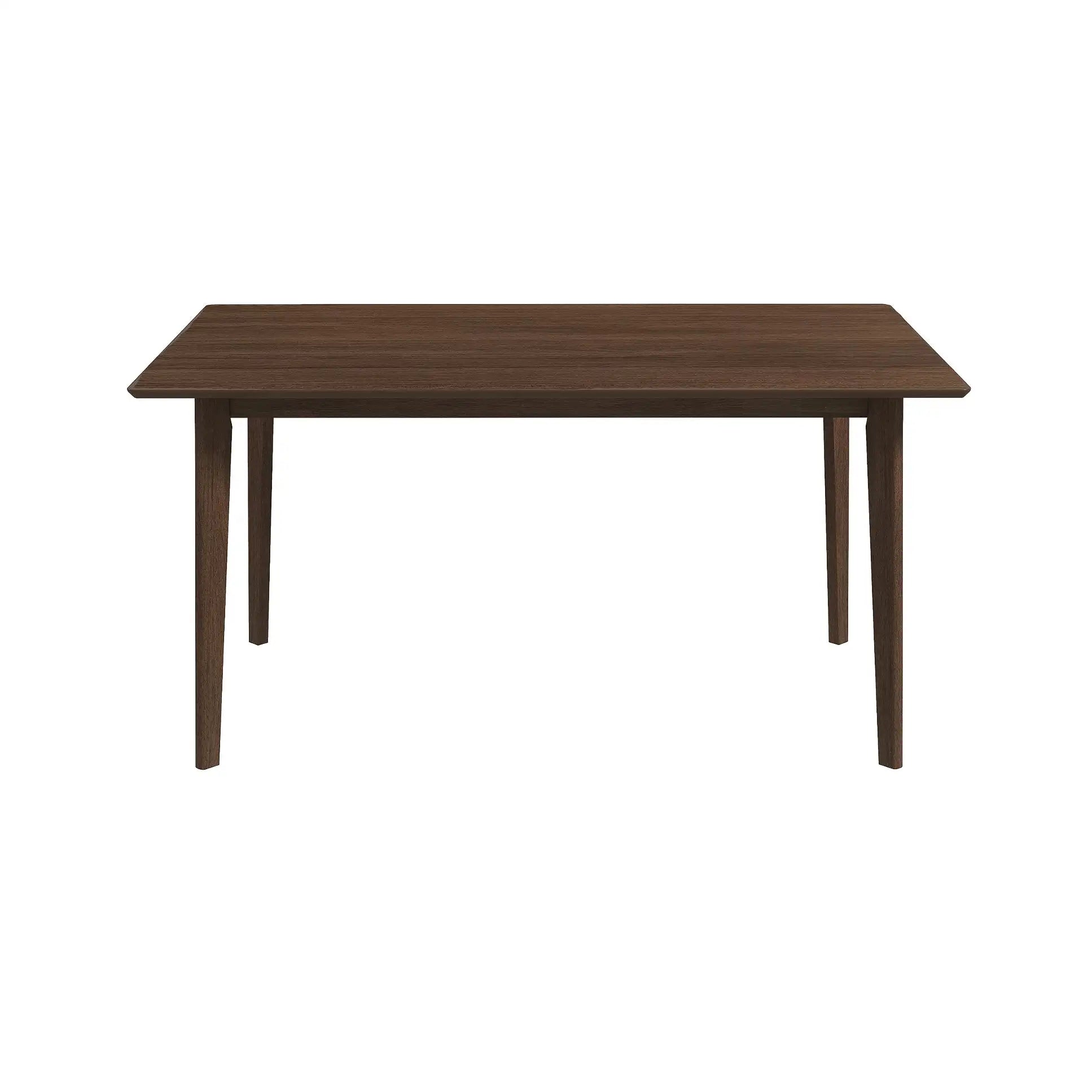 Carlos Solid Wood Dining Table with Long Chair Waterproof & Lightweight for Small Rental