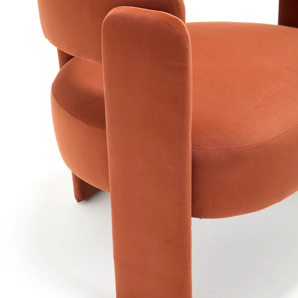 Mid-Century Velvet Accent Chair