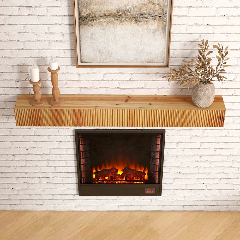 Floating Wood Media Console