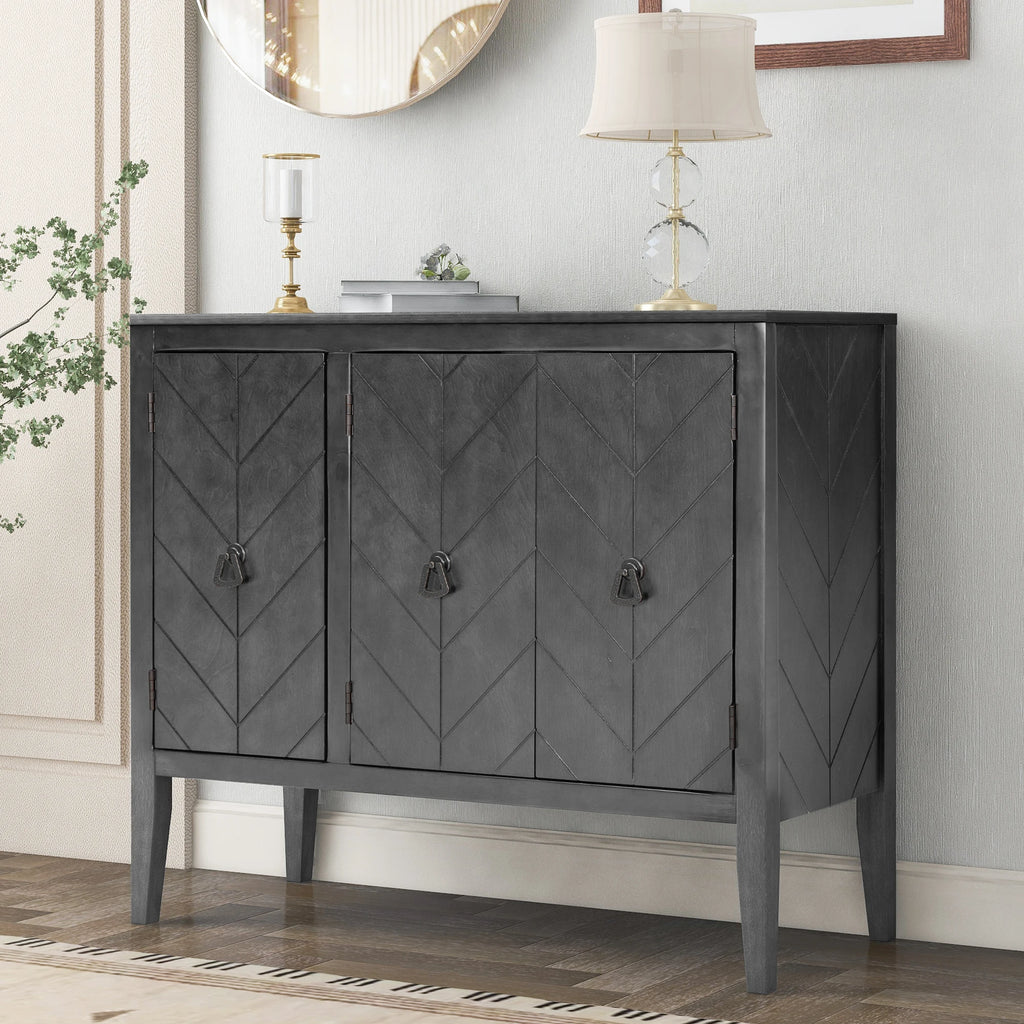 Modern 3-Door Sideboard Cabinet