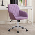 Adjustable Modern Fabric Office Chair Ergonomic Swivel Chair with Metal Base Eco-Friendly Design for Home Bedroom Use