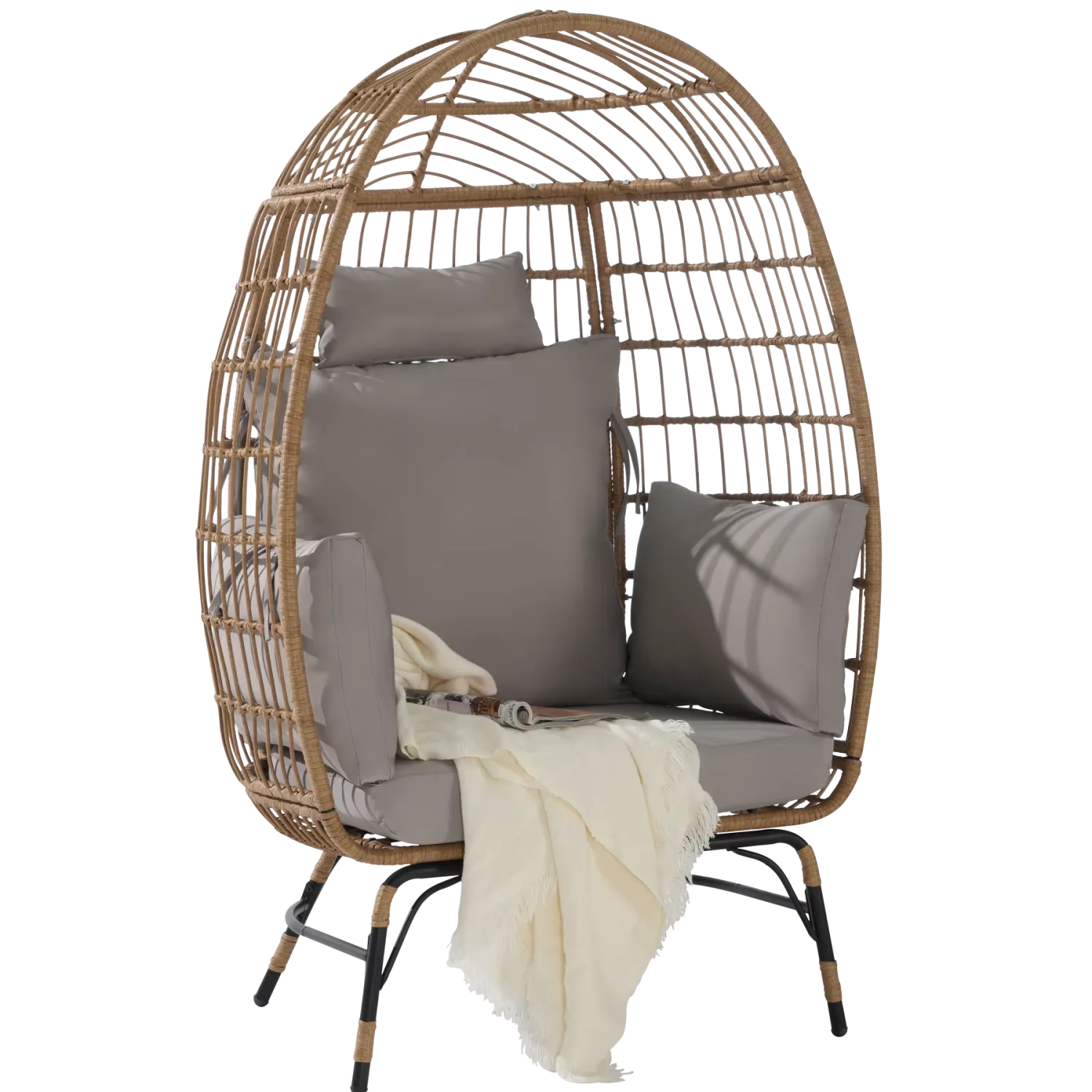 Modern Rattan Outdoor Egg Chair