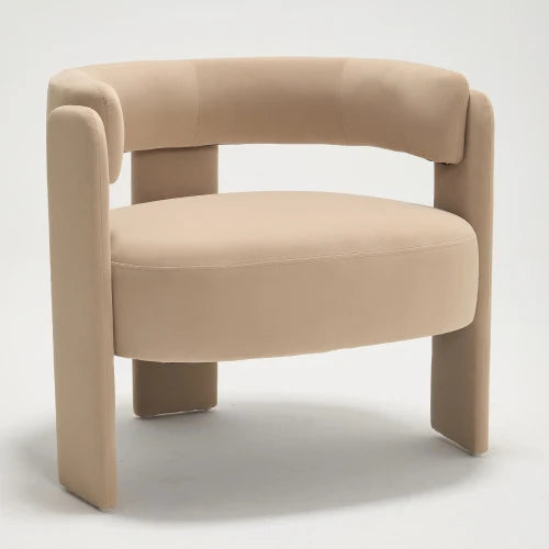 Mid-Century Velvet Accent Chair