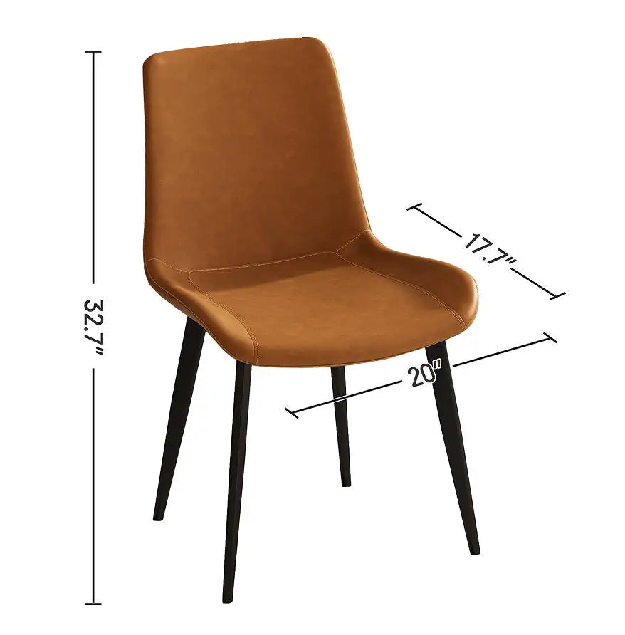 Modern Leather Dining Chair Set